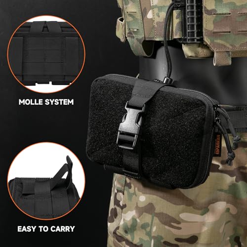 EXCELLENT ELITE SPANKER Tactical Molle Rip Away Ifak Pouch Utility First Aid Pouch Medical EMT Bag - color: Black
