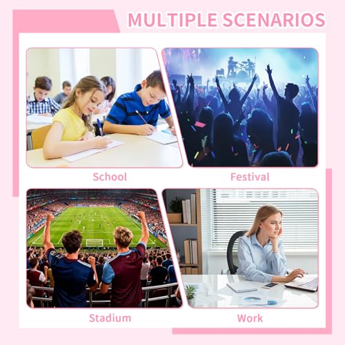 MUSEVOS Clear Backpack for School, Heavy Duty PVC Transparent Bookbag for Girls Stadium Approved See Through Backpack, Pink Tie-Dye - color: Pink Tie-dye