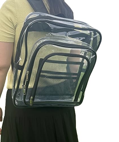 heavy duty cleanroom clear backpack for engineer working in clean room … - color: One Piece Clear Small