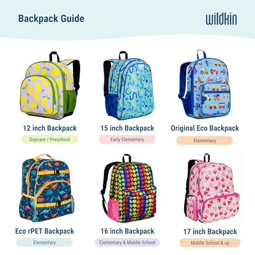 Wildkin 15 Inch Backpack for Kids, Black Camo - color: Black Camo, size: 15 Inch