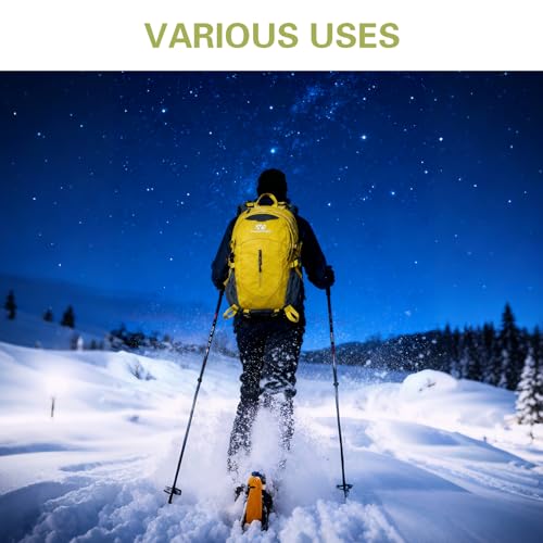 Farmer&Donkey Hiking Backpack, 40L Waterproof Camping Backpack with Packable Back Panel & Rain Cover, Men Women Rucking Backpacking Backpack Outdoor Sport Lightweight Travel Daypack for - color: Green