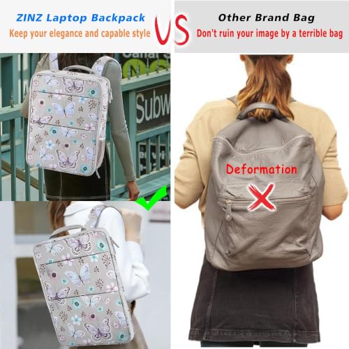 ZINZ Slim & Expandable Laptop Backpack 15 15.6 16 Inch,P01A01 - color: P01a01, size: 15"-16"