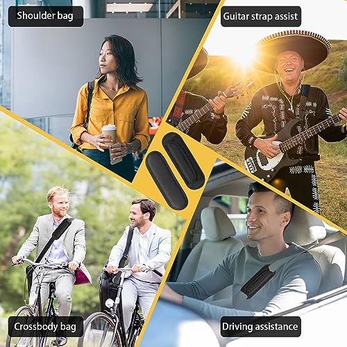 Shoulder Strap Pad Universal Shoulder Relief Pad Black Decompression Air Cushions, Guitar, Safety Belt, Camera