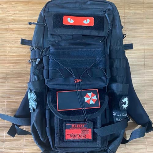 Azarxis Molle Pouches, Tactical Compact EDC Small Utility Pouch Waist Bags Sundries Storage Admin Organize Gear Gadget for Military Backpack - color: #04 Green - 5.91"x4.33" + 6.49"x4.53" - 2 Pack