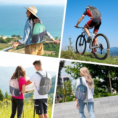 12L Hiking Backpack with Padded Straps for Kids, Waterproof Small Hiking Backpack with Chest Strap for Women, Mini Lightweight Kid Travel Backpacks Day Pack, Pink - color: Pink