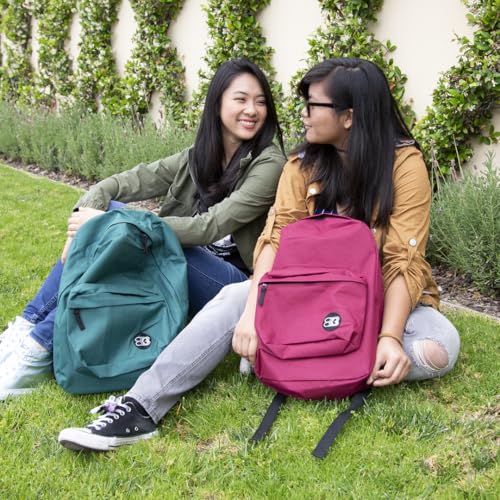BAZIC 1031 Basic Backpack, Blue, 16" - color: Blue, size: 16"