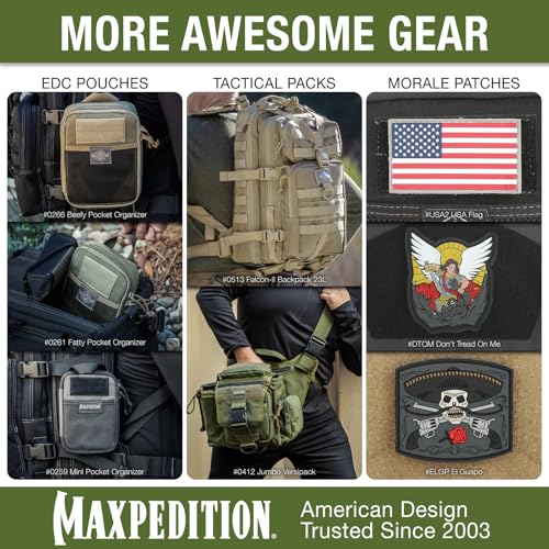 MAXPEDITION Positive Grip Zipper Pulls (Small, Gray) Pack of 6, Zipper Pull Replacement for Tactical Backpack, EDC Pouch, Bug Out Bag & Luggage, Sling Pull Tab, PZSGRY - color: Gray, size: Small