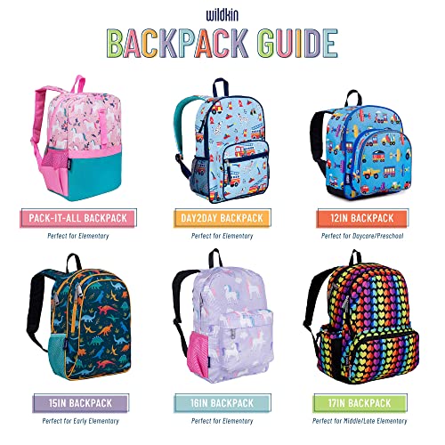 Wildkin 16-inch Kids Backpack – Durable, Padded & Spacious School Bag for Boys & Girls - Rad Roller Skates - color: Rad Roller Skates