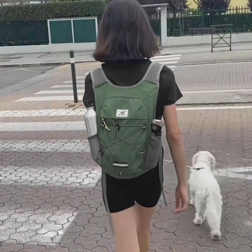 SKYSPER Foldable Hiking Backpack - 10L/15L Small Lightweight Daypack Breathable Travel Backpacks - color: Green, size: 15 liters