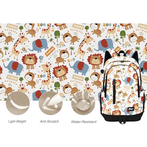 rickyh style School Backpack Travel Bag for Men & Women Lightweight College Back Pack with Laptop Compartmen - color: 01laohu