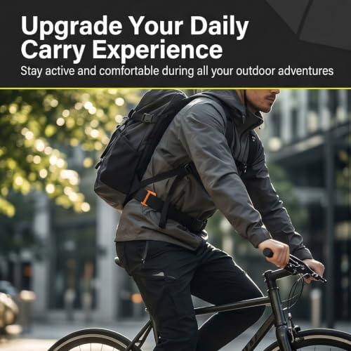 1 Pack Messenger Bag 3 Point Belt with Magnetic Quick Release Buckle Stability Belts Add on Straps for Crossbody Bag Sling Backpack Chest Bag Daypack Shoulder Bag Black