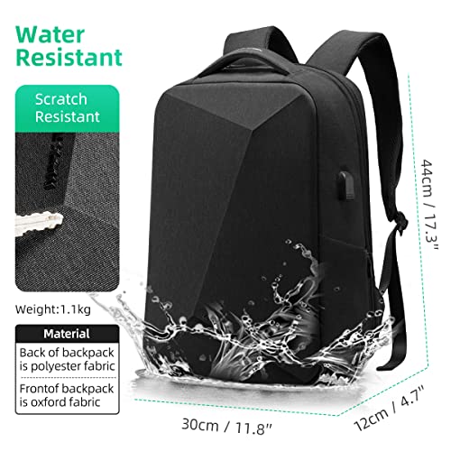 MARK RYDEN Anti Theft Backpack with TSA Approved Lock and Scratch Resistant Shell, Waterproof Travel Backpack, USB Laptop Backpack for Men Fits 15.6 Inch Notebook
