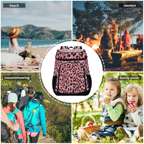 Cooler Backpack Insulated Waterproof Leak Proof Beach Cooler Bag Lightweight Lunch Picnic Camping Backpack Cooler for Men and Women - color: Multi09