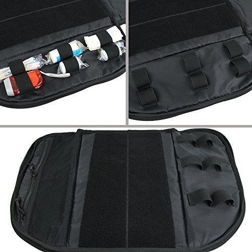 EXCELLENT ELITE SPANKER Medical Backpack Tactical Knapsack Outdoor Rucksack Camping Survival First Aid Backpack(Black) - color: Black