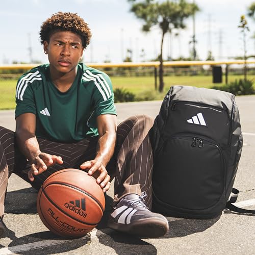 adidas Select Basketball Backpack for Practice, Gym and Travel, 32L - color: Black