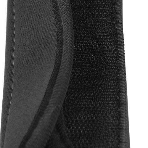 Cosmos Pack of 3 Neoprene Luggage Handle Wrap Handle Grip Luggage Identifier for Travel Bag Luggage Suitcase (Black Color) - color: Black Color