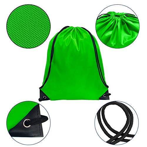 GoodtoU Drawstring Backpack Bulk 48 Pcs 16 Colors Drawstring Backpack Bulk Cinch String Backpacks - color: 16 Colors