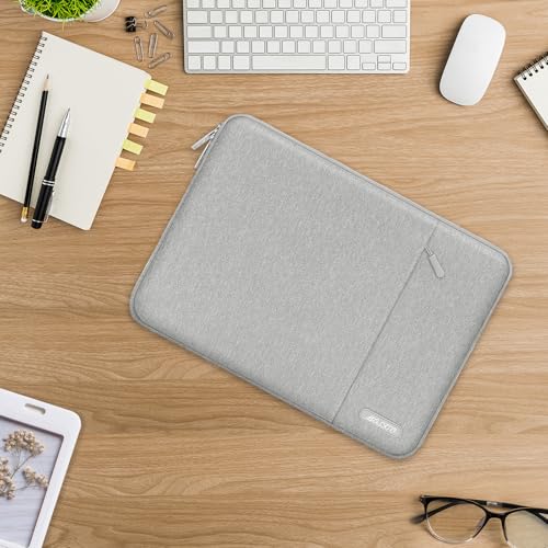 MOSISO Laptop Case 13 inch, Laptop Sleeve Compatible with MacBook Neo/Air/Pro 13 inch with A18/M5/M4/M3/M2/M1 Chip 2026-2016, Polyester Vertical Computer Sleeve Bag with Pocket, Gray - color: Gray, size: 13 inch