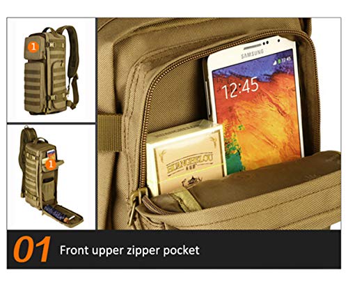 Hiking Backpack Outdoor Mountaineering Tactical Backpack Chest Sling Rucksack Multifunction Molle Military Bag Man Shoulder Bags