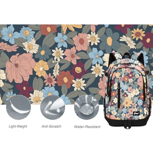 rickyh style School Backpack Travel Bag for Men & Women Lightweight College Back Pack with Laptop Compartmen - color: 01zhua