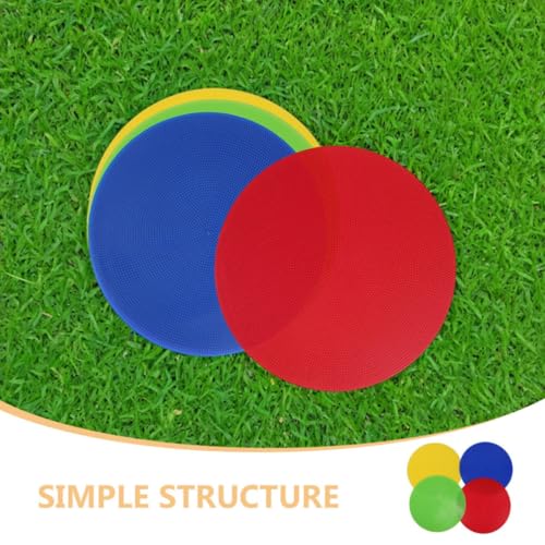 8pcs Soccer Agility Markers Flat Cones Non-Slip Spot Discs for Football Basketball Speed Training Sports Field Marking Equipment