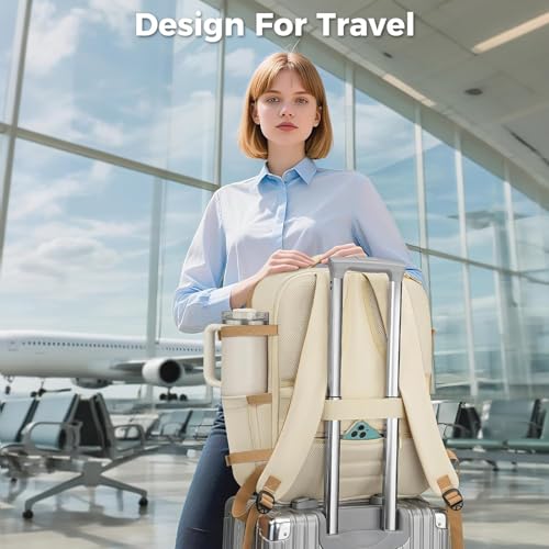 Taygeer Frontier Airlines Personal Item Bag, 18x14x8 inches Travel Bag - color: Beige