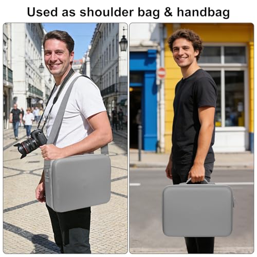 Carrying Case for DJI Neo 2 Accessories, Hard Shell Travel Storage Bag Compatible with DJI Goggles N3, RC Motion 3, Batteries & Charger Hub – Shoulder Protection Box
