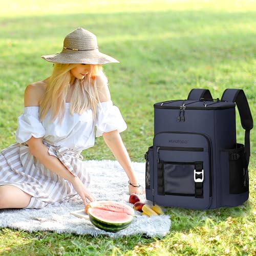 Hulongo Insulated Cooler Backpack, 52cans, 30L - color: Dark Blue