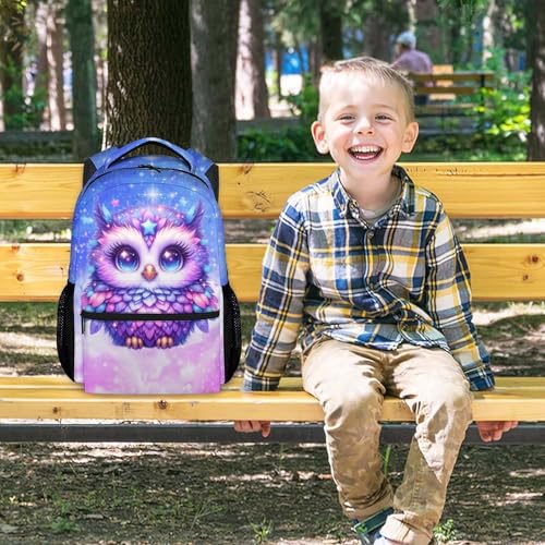 Kids Backpack - Owl Backpack for Girls - Cute Toddlers Bookbag - Durable School Bag for Kindergarten/Preschool/Elementary(17 Inch) - color: Color-8