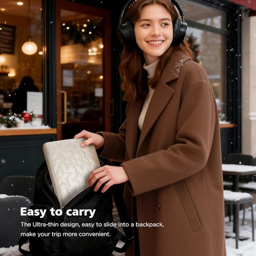 15 16 inch Laptop Sleeve Case for 15" MacBook Pro/Air M5 M4, 16" MacBook Pro M5 M4, 15" Surface Laptop 7, 15" IdeaPad Slim 5i Gen 9, 16" ThinkPad E16, 16" XPS 16, HP Notebook Bag, Champagne - color: Champagne, size: 15-16 inch / Macbook 15 16