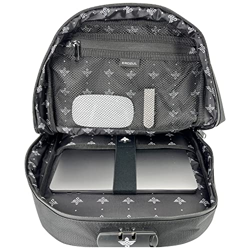 Legend Travel Laptop Back Pack with Anti Theft Combination Lock Weather Resistant Lightweight Book Bag Backpack (Gray) - color: Grey