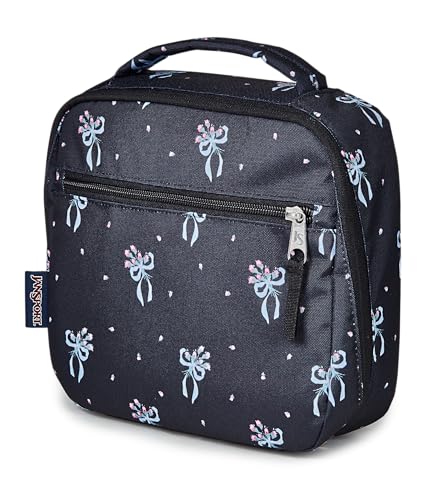 JanSport Lunch Break Insulated Cooler Bag - Leakproof Picnic Tote, Pastel Petals - color: Pastel Petals Black/Blue/Pink/Green