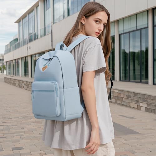 Lohol Classic Backpack for School Travel College, Durable Water Resistant Bookbag (Navy) - color: Navy