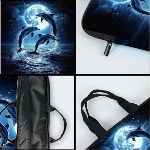 15-Inch Laptop Sleeve – Stylish, Lightweight, Shockproof, Water-Resistant Case for Lenovo, HP, Dell, Asus Notebooks - Cute Dolphin - color: Cute Dolphin