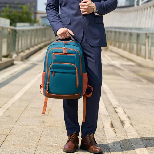 BOVIP Travel Backpack For Men Women,40L Carry On Backpack Flight Approved,TSA Personal Item Travel Bag Fits 17 Inch Laptop,Business Weekender Overnight Daypack Dark Green - color: Dark Green