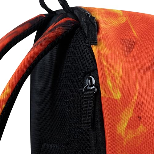 Hurley Unisex-Kids Graphic Backpack, Fire, One Size - color: Fire