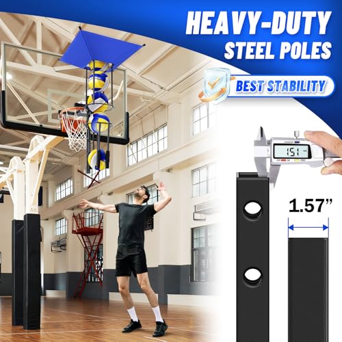 Katop Automatic Volleyball Spike Trainer, Serving, Spiking & Jump Training Equipment, Real-Hitting Feel for Beginners & Pros, Indoor/Outdoor Practice Aid (No Ball)