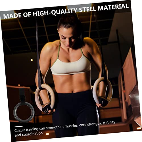 balacoo Portable Workout Ring Set Gymnastics Ring Home Gym Equipment Random Color