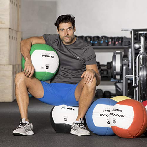 Champion Sports Rhino Promax Wall Balls - Soft Shell Non-Slip Grip for Weightlifting, Plyometrics, Cross Training, & Home Gym - style: 20 LBS