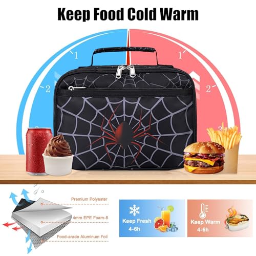 JIANYA School Backpack for Boys and Girls Elementary Children's School Bag Kids Backpack with Lunch Box - color: Letters/ Red