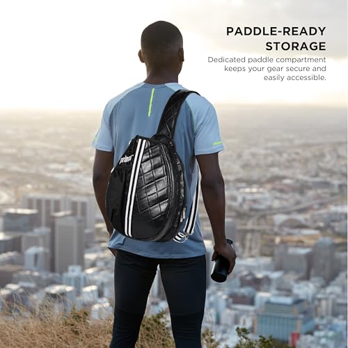 Prince - Pickleball Sling Bag, Lightweight Crossbody Backpack - color: Black