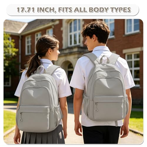 suwasp Casual Laptop Backpack for Women Men Waterproof Lightweight Backpacks Bag 15.6inch Laptop Daypack Large Capacity Backpack, Brown - color: Brown
