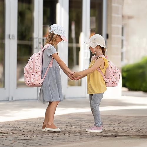 JAN & JUL Little Xplorers Kids' Backpack (Pink Rainbow, One Size) - color: Pink Rainbow