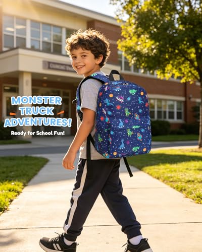 CAMTOP Preschool Backpack for Kids Boys Girls Toddler Backpack Kindergarten School Bookbags for Age 3-8 (Blue Dinosaur) - color: Blue Dinosaur