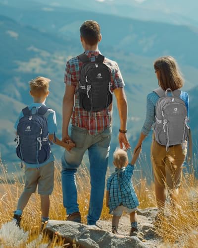 20L Small Waterproof Hiking Backpack Men Women, Lightweight Small Travel Backpack for Outdoor, Blue - color: Blue