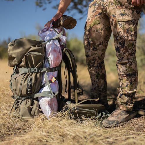 BOG Inception Backpack Frame and Helix Pack with Lightweight Design, YKK Zippers, Durable Build for Hunting, Backpacking - style: Helix 6000 (Pack)