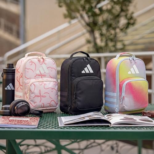 adidas Kids Santiago Lunch Bag - color: Bow Print Pink Tint/Pink Tint/4