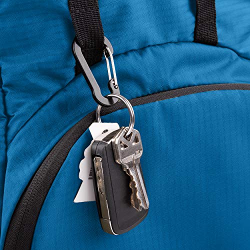 TRIPPED Travel Gear Traveling Backpack- Foldable Collapsible Lightweight Backpack for Travel (Light Blue) 35 liters - color: Tropical Blue