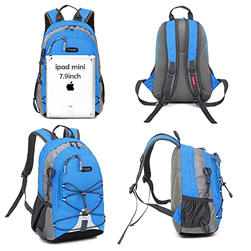 Bseash 10L Small Hiking Backpack for Kids Ages 3-6 Girls Boys Under 4 feet - color: Blue
