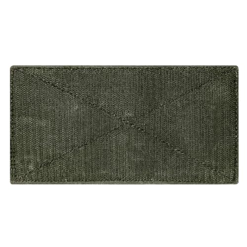 Small Tactical Admin Zipper Pouch with Hook and Loop - color: Green